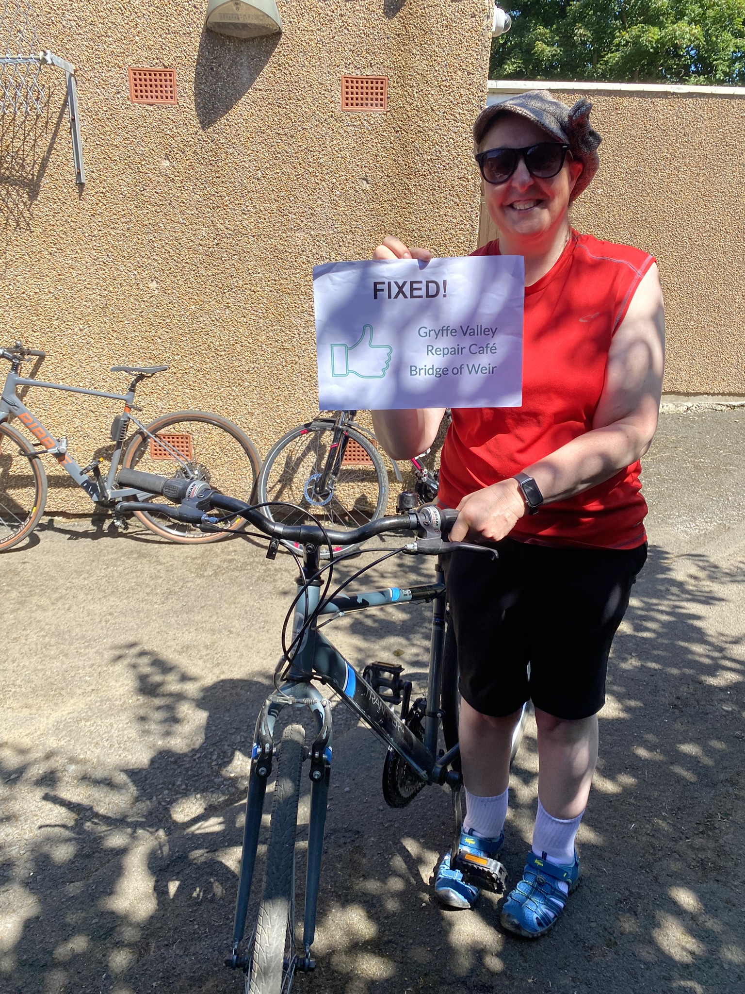 bicycle fixed at the repair cafe