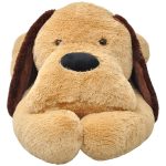 front image of huge soft toy dog